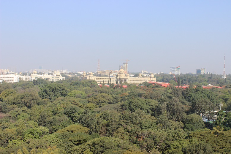 India 2015 Feb JW Marriott view of Bangalore