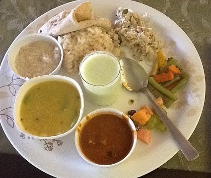 ashram lunch 1